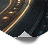 未来的ファンタジー宇宙シティストリーム ポスター (角)