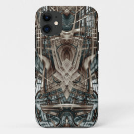 未来的ファンタジー建物 iPhone 11 ケース