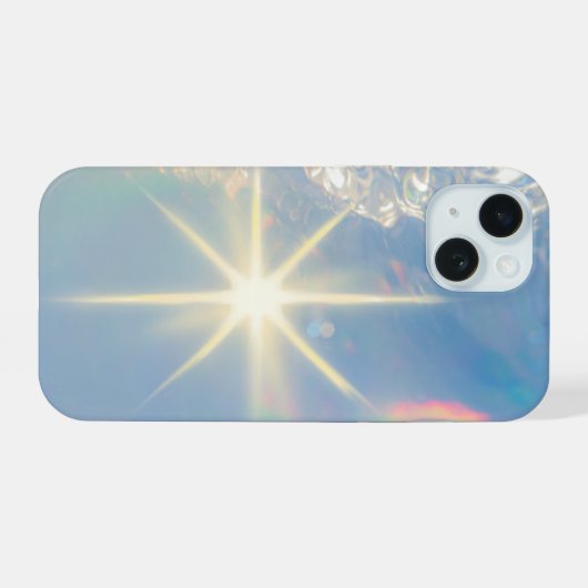 未来的ブルークロームiPhone 14 Pro Max カバー (裏面横)