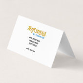 未来的プール清掃ロボット 名刺 (裏面)