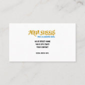 未来的プール清掃ロボット 名刺 (裏面)