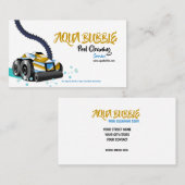 未来的プール清掃ロボット 名刺 (正面/裏面)