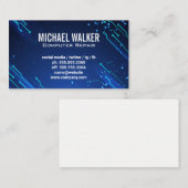 未来的モダンな | 技術サポート 名刺 (正面/裏面)