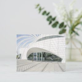 未来的モダン白建物 ポストカード