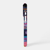 未来的レトロアーケードが宇宙に iPhoneケース (左側面)