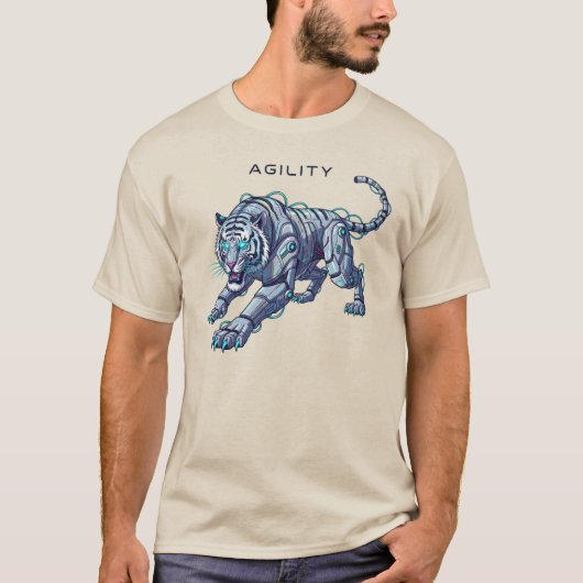 未来的ロボットタイガー Tシャツ (正面)