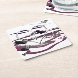 未来的ロマンス スクエアペーパーコースター