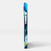 未来的不気味サイバパンクスチームパンクフリップフォン iPhoneケース (左側面)