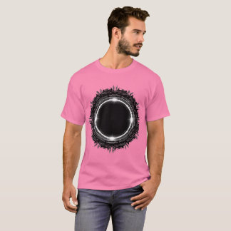 未来的円形デザイン Tシャツ