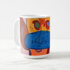 未来的動物アート コーヒーマグカップ