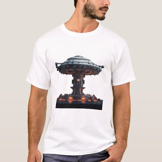 未来的宇宙駅 Tシャツ (正面)
