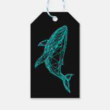 未来的幾何学クジラ ギフトタグ