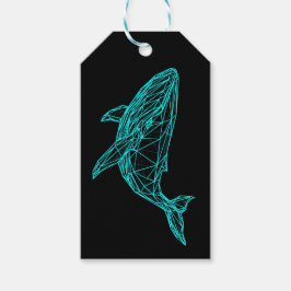 未来的幾何学クジラ ギフトタグ