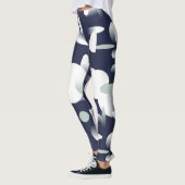 未来的抽象芸術アートパターンレギンス レギンス (左)