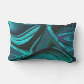 未来的抽象芸術3Dメタリックレインボーアート アウトドアクッション (裏面)