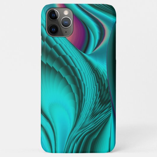 未来的抽象芸術3Dメタリックレインボーアート Case-Mate iPhoneケース (裏面)