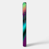 未来的抽象芸術3Dメタリックレインボーアート Case-Mate iPhoneケース (裏面 / 左)
