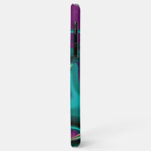 未来的抽象芸術3Dメタリックレインボーアート Case-Mate iPhoneケース (裏面/左)