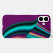 未来的抽象芸術3Dメタリックレインボーアート Case-Mate iPhoneケース (裏面 (横))