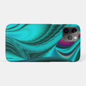 未来的抽象芸術3Dメタリックレインボーアート Case-Mate iPhoneケース (裏面(横))