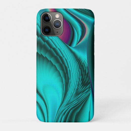 未来的抽象芸術3Dメタリックレインボーアート Case-Mate iPhoneケース (裏)