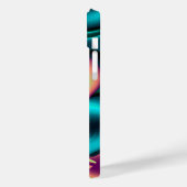 未来的抽象芸術3Dメタリックレインボーアート Case-Mate iPhoneケース (裏面 / 左)