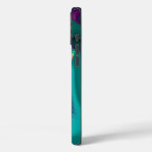 未来的抽象芸術3Dメタリックレインボーアート Case-Mate iPhoneケース (裏面 / 左)