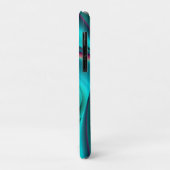 未来的抽象芸術3Dメタリックレインボーアート Case-Mate iPhoneケース (裏面/左)