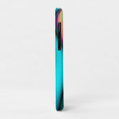 未来的抽象芸術3Dメタリックレインボーアート Case-Mate iPhoneケース (裏面/左)