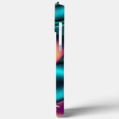 未来的抽象芸術3Dメタリックレインボーアート Case-Mate iPhoneケース (裏面 / 左)