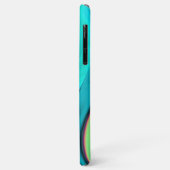 未来的抽象芸術3Dメタリックレインボーアート Case-Mate iPhoneケース (裏面/左)