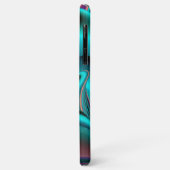 未来的抽象芸術3Dメタリックレインボーアート Case-Mate iPhoneケース (裏面/左)