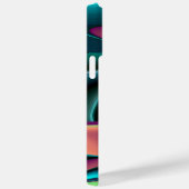 未来的抽象芸術3Dメタリックレインボーアート Case-Mate iPhoneケース (裏面 / 右)