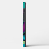 未来的抽象芸術3Dメタリックレインボーアート Case-Mate iPhoneケース (裏面 / 左)