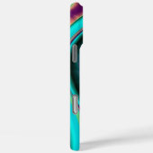 未来的抽象芸術3Dメタリックレインボーアート Case-Mate iPhoneケース (裏面 / 右)