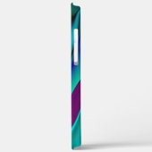 未来的抽象芸術3Dメタリックレインボーアート Case-Mate iPhoneケース (裏面 / 左)