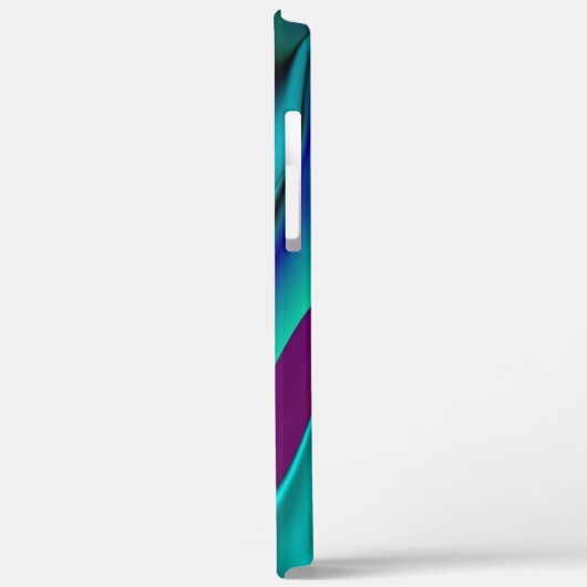 未来的抽象芸術3Dメタリックレインボーアート Case-Mate iPhoneケース (裏面 / 左)