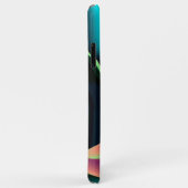 未来的抽象芸術3Dメタリックレインボーアート Case-Mate iPhoneケース (裏面/右)