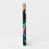 未来的抽象芸術3Dメタリックレインボーアート Case-Mate iPhoneケース (裏面/左)