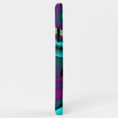 未来的抽象芸術3Dメタリックレインボーアート Case-Mate iPhoneケース (裏面/右)