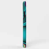 未来的抽象芸術3Dメタリックレインボーアート Case-Mate iPhoneケース (裏面/右)