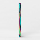 未来的抽象芸術3Dメタリックレインボーアート Case-Mate iPhoneケース (裏面/左)