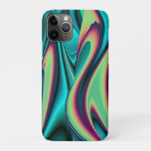 未来的抽象芸術3Dメタリックレインボーアート Case-Mate iPhoneケース (裏)
