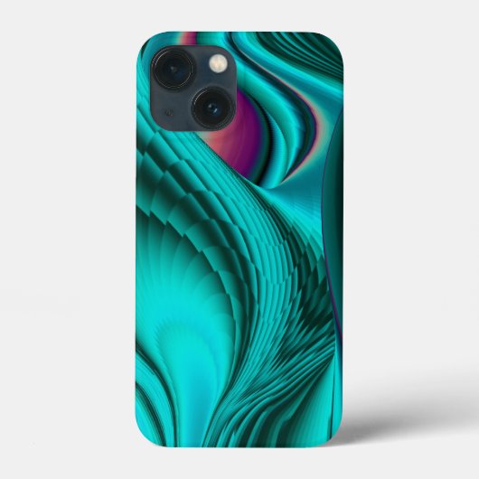 未来的抽象芸術3Dメタリックレインボーアート Case-Mate iPhoneケース (裏面)