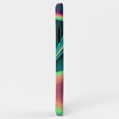 未来的抽象芸術3Dメタリックレインボーアート Case-Mate iPhoneケース (裏面/右)