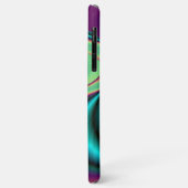 未来的抽象芸術3Dメタリックレインボーアート Case-Mate iPhoneケース (裏面/左)