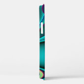 未来的抽象芸術3Dメタリックレインボーアート Case-Mate iPhoneケース (裏面 / 右)