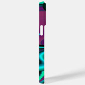 未来的抽象芸術3Dメタリックレインボーアート Case-Mate iPhoneケース (裏面 / 右)