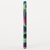 未来的抽象芸術3Dメタリックレインボーアート Case-Mate iPhoneケース (裏面/右)