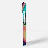 未来的抽象芸術3Dメタリックレインボーアート Case-Mate iPhoneケース (裏面 / 左)